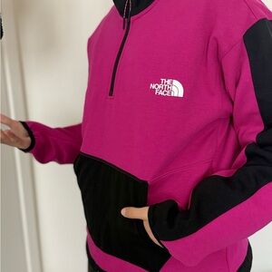 The North Face Women's Zip-Up in Pink and Black